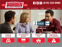 Tablet Screenshot of bordenco.com